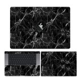 MacBook Air 13" ( 2018-2019 ) - Fekete márvány mintás fólia
