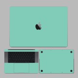 MacBook Air 13" ( 2018-2019 ) - Fényes tiffany blue hátlap fólia