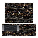 MacBook Air 13.6" ( 2022, M2 ) - Fekete-arany márvány hátlap fólia