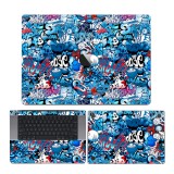 MacBook Air 13.6" ( 2022, M2 ) - Kék graffiti mintás hátlap fólia