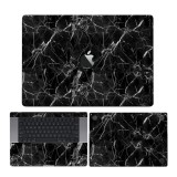 MacBook Pro 13" ( 2020, Intel, két Thunderbolt 3 port ) - Fekete márvány mintás fólia