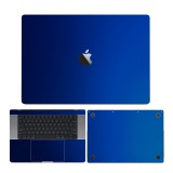 MacBook Pro 13" ( 2020, Intel, két Thunderbolt 3 port ) - Matt króm sötétkék fólia