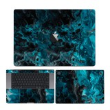 MacBook Pro 16" ( 2019 ) - Kék márvány mintás hátlap fólia