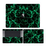 MacBook Pro 16" ( 2019 ) - Zöld füstcsíkos hátlap fólia