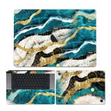 MacBook Pro 16" ( 2021 ) - Kék agata mintás hátlap fólia