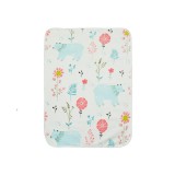 Maci és virág mintás pelenkázó alátét