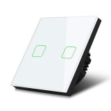 Maclean Energy MCE703W Touch Intelligens vezeték nélküli beltéri kettes villanykapcsoló (MCE703W)