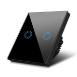 Maclean Energy MCE704B Touch Intelligens vezeték nélküli beltéri kettős villanykapcsoló (MCE704B)