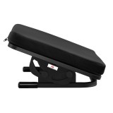 Maclean MC-460 Lábtámasz párnával - Fekete (MC-460)