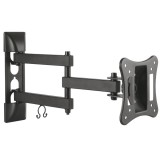 Maclean MC-719, 13-27", VESA, Max. 15kg, Állítható, Fekete, Monitor konzol
