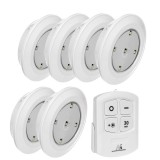 Maclean MCE165 LED lámpa szett távirányítóval (6db) (MCE165)