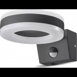 Maclean MCE365 LED Lámpa, Falra Szerelhető, PIR Érzékelővel, PC+ALU, 20W, 1700lm, IP65, 4000K (MCE365)