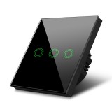 Maclean MCE705B Touch Intelligens vezeték nélküli beltéri hármas fali villanykapcsoló (MCE705B)
