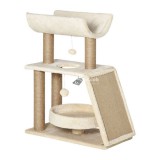 Macska mászóka, bézs