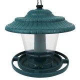 Madáretető 17x19cm 900ml műanyag zöld