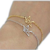 Madárkás origami karkötő