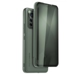 MADE FOR XIAOMI tok álló, bőr hatású (FLIP, oldalra nyíló, hívószámkijelzés, Book View) SÖTÉTZÖLD Xiaomi 12 Lite