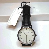 MADISON műbőrszíjas, elegáns, üzleti uniszex karóra, plusz szövetszíjjal (35 MM)