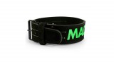 MADMAX Sport felszerelés MADMAX Suede Single Prong Belt öv 4" 10 mm - fekete