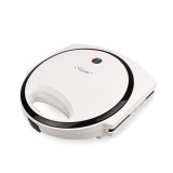Maestro MR-714, 750W, 2 szeletes, Tapadásmentes, Fehér-Fekete, Gofrisütő