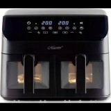 Maestro MR-758 AirFryer Forrólevegős sütő 2x4.5L 2000W - Fekete (MR-758)