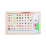 Magic Toys 2 az 1-ben fa mágneses tábla és krétatábla kiegészítőkkel