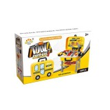 Magic Toys 2az1-ben szerszámos láda és asztal kiegészítőkkel