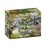 Magic Toys 3-emeletes parkolóház harci járművekkel, fénnyel és hanggal