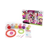 Magic Toys 6 az 1-ben szövőszett színes fonallal