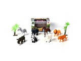 Magic Toys Afrikai állatok játékszett pálmafákkal