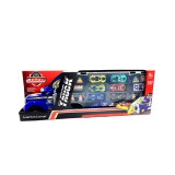 Magic Toys Autószállító kamion kisautókkal és táblákkal