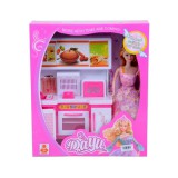 Magic Toys Baba konyhával játékszett