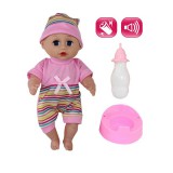 Magic Toys Baba sapiban kiegészítőkkel és hanggal 30cm