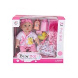 Magic Toys Baby Dolls újszülött baba fürdőszettel, kétféle változatban