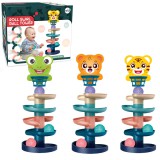 Magic Toys Ball Tower: Vidám állatos golyópálya többféle változatban 68x22cm 1db