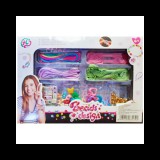 Magic Toys Beads Design: Ékszerkészítő gyöngy szett színes fonalakkal és gyöngyökkel