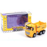 Magic Toys Billencses teherautó sárga színben 17cm