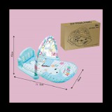 Magic Toys Boldog zsiráf kék játszószönyeg fénnyel és hanggal