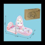 Magic Toys Boldog zsiráf rózsaszín játszószönyeg fénnyel és hanggal