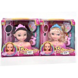 Magic Toys Brianna fodrászolható babafej játékszett kétféle változatban