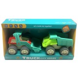 Magic Toys City Truck: Dömper és homlokrakodó munkagép szett