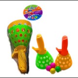 Magic Toys Click&Catch páros tölcséres elkapójáték 4db labdával