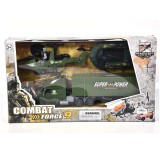 Magic Toys Combat Force 9 katonai játékszett helikopterrel és kiegészítőkkel