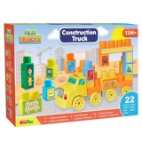 Magic Toys Construction Truck teherautós építőkocka szett 22db-os