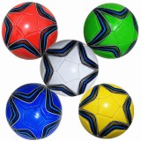 Magic Toys Csillagmintás műbőr focilabda 23cm-es méret többféle változatban 1db