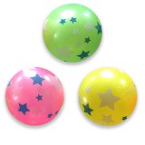 Magic Toys Csillagos mintás gumilabda 23cm-es többféle változatban