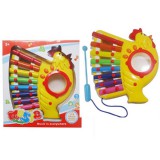 Magic Toys Csirke alakú színes 8 billentyűs xilofon