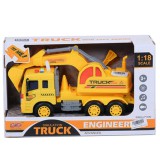 Magic Toys Darus teherautó markolófejjel 1:18-as méretarányban fény és hang effektekkel