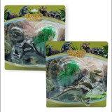 Magic Toys Dino World: T-rex vagy Raptor figura fával
