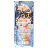 Magic Toys DIY Beads Jewelry: Karkötő készítő gyöngyszett 50+ színes formagyönggyel